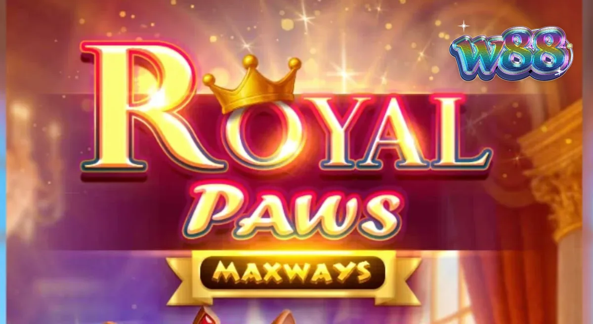 Giao diện trò chơi slot Royal Paws Maxways với chủ đề cung điện sang trọng